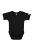 Kynga fekete rövid ujjú baba body 62, 68, 74, 80, 86, 92, 98 cm
