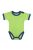 Kynga kivizöld-sötétkék rövid ujjú baba body 62, 68, 74, 80, 86, 92, 98 cm