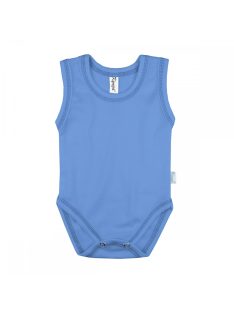   Kynga középkék ujjatlan baba body 62 - KIFUTÓ SZÍN, UTOLSÓ DARABOK!