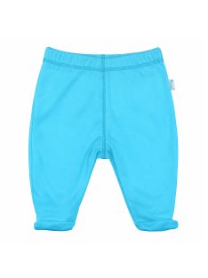   Kynga ciánkék talpas babanadrág - Nem szabott 62, 68, 74, 80, 86, 92, 98 cm - MEGSZŰNŐ TERMÉK, UTOLSÓ DARABOK!