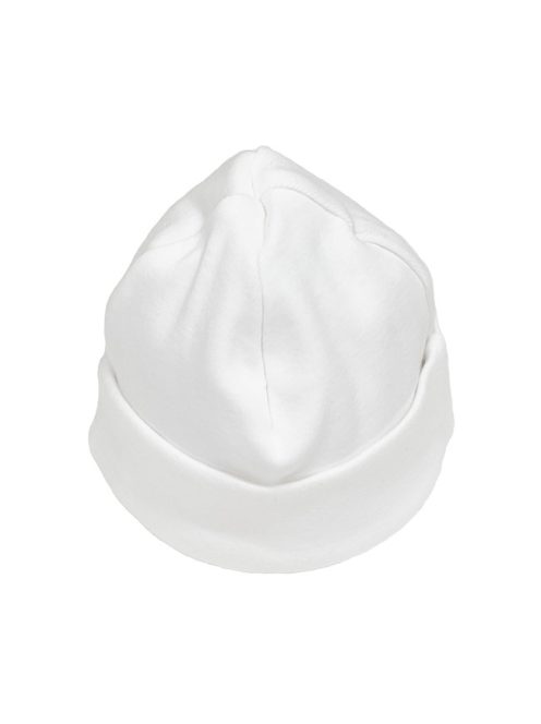 Kynga fehér babasapka 44, 50, 56, 62, 68, 74 cm