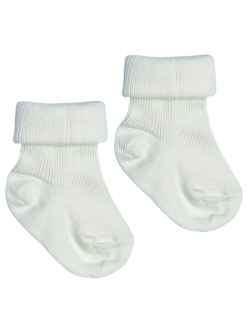 Krémfehér újszülött babazokni, bébizokni 0-2 hónap - 13-14 lábméret
