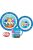 Baby Shark étkészlet, micro műanyag szett 265 ml-es bögrével