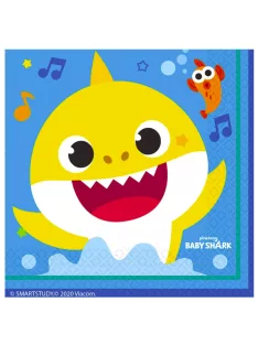 Baby Shark szalvéta 16 DARABOS, 33x33 cm Nr1