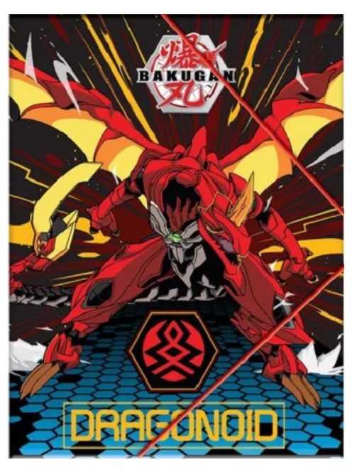 Bakugan A/4 gumis mappa