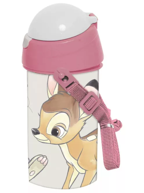 Bambi műanyag szívószálas kulacs akasztóval 500 ml Nr 01