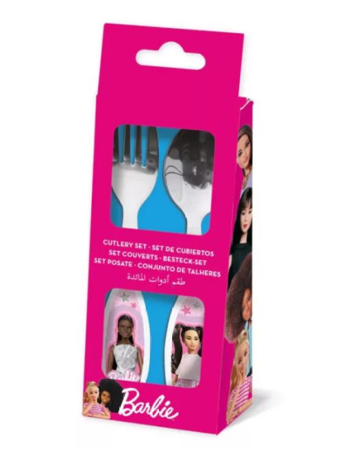 Barbie Stylish fém evőeszköz készlet - 2 darabos