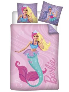Barbie Mermaid ágyneműhuzat 140×200cm, 65×65 cm Nr1