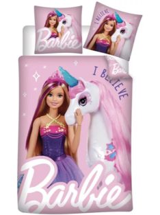   Barbie Believe ágyneműhuzat 140×200 cm, 63×63 cm microfibre /microfiber