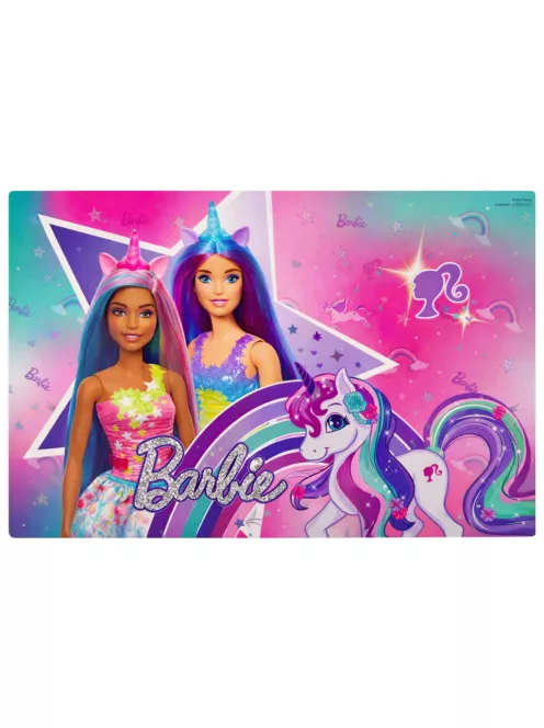 Barbie Unicorn tányéralátét 43x28 cm Nr1