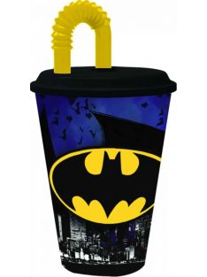 Batman szívószálas pohár 430 ml