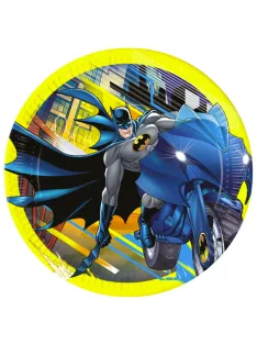   Batman papírtányér, party tányér 8 DARABOS, 20 cm FSC Nr3