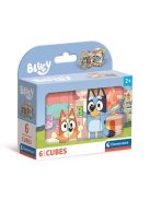 Bluey Play All Day 6 db-os mesekocka - Clementoni