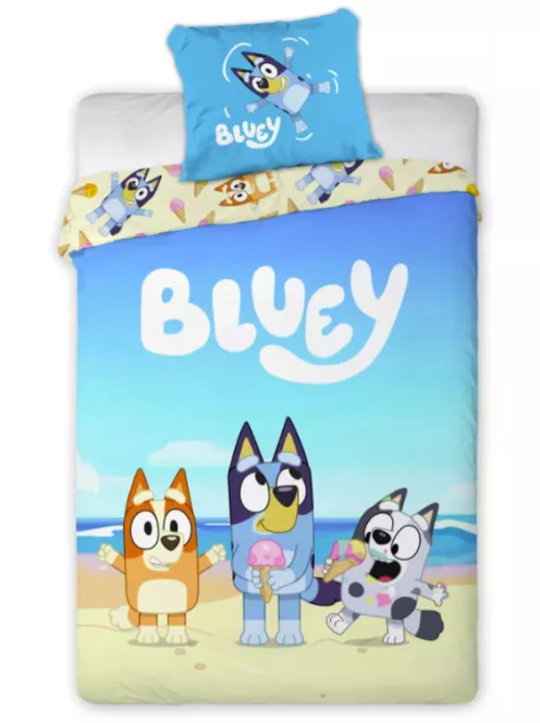 Bluey Beach Day ágyneműhuzat 140×200 cm, 70x90 cm Nr10