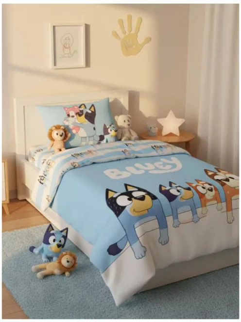 Bluey Family ágyneműhuzat 140×200cm, 70x90 cm Nr5