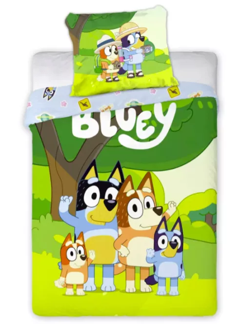 Bluey Family Snuggle ágyneműhuzat 140×200 cm, 70x90 cm Nr8