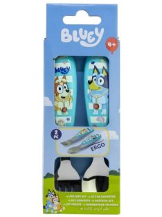 Bluey Yummy fém evőeszköz készlet - 2 darabos