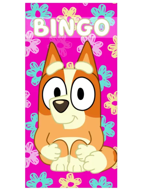 Bluey Bingo fürdőlepedő, strand törölköző 70x140 cm (Fast Dry) Nr8