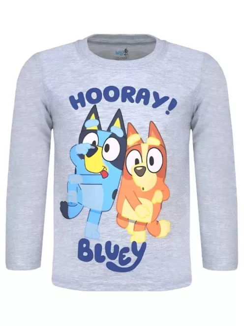 Bluey Let's Do Blue gyerek hosszú ujjú póló, felső 2 év, 3 év, 4 év, 5 év, 6 év Nr3