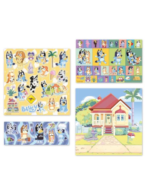 Bluey Home matrica szett