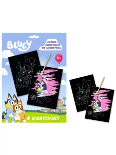 Bluey Life scratch képkarcoló készlet