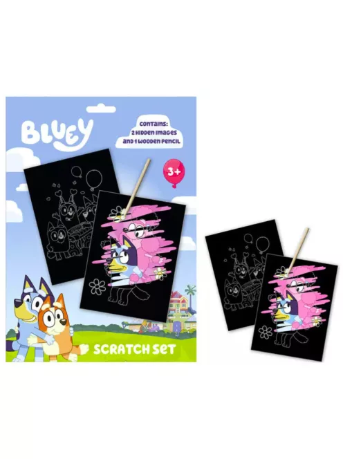 Bluey Life scratch képkarcoló készlet