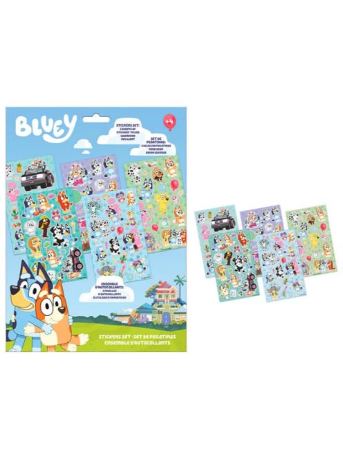 Bluey Life matrica szett 5 ív