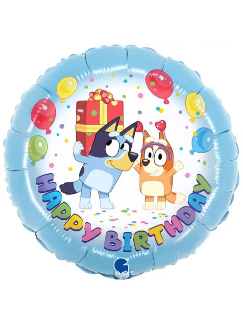 Bluey Party fólia lufi 46 cm