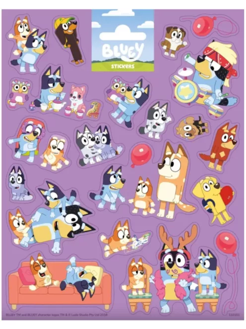 Bluey Play matrica szett