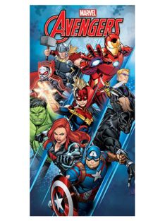   Bosszúállók Heroes fürdőlepedő, strand törölköző 70x137 cm (Fast Dry)