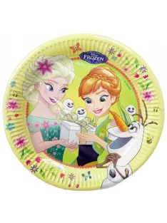Disney Jégvarázs Fever papírtányér 8 DARABOS, 23 cm Nr7