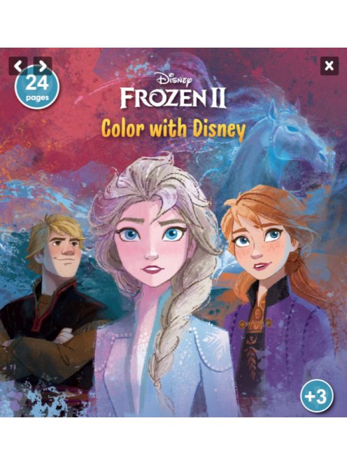 Disney Jégvarázs 2 színező - Kiddo foglalkoztató füzet Nr7
