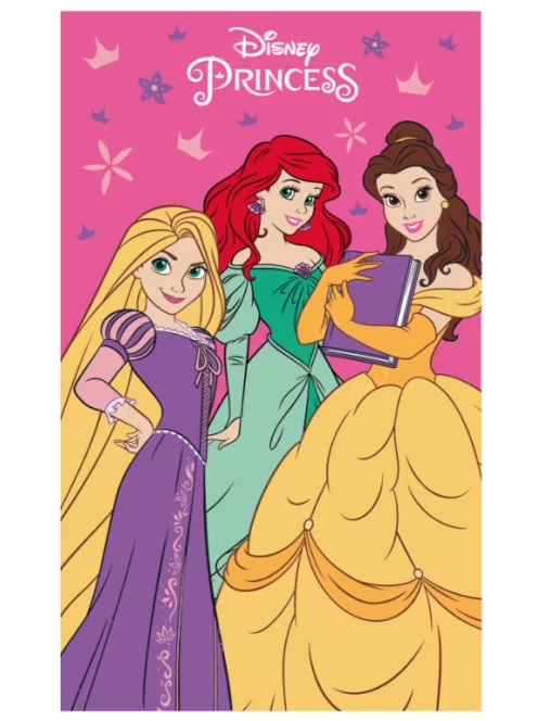 Disney Hercegnők Charm kéztörlő, arctörlő, törölköző 30x50 cm Nr2