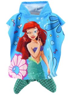   Disney Hercegnők Ariel strandtörölköző poncsó 55x110 cm (Fast Dry) Nr3