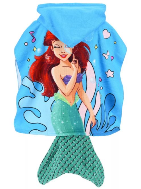 Disney Hercegnők Ariel strandtörölköző poncsó 55x110 cm (Fast Dry) Nr3