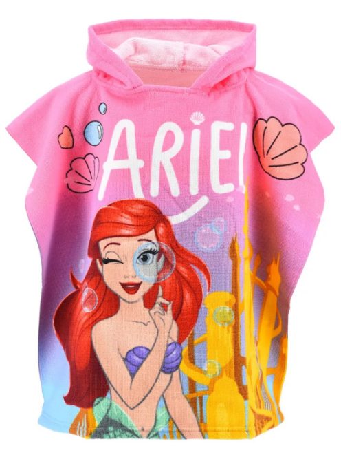 Disney Hercegnők Ariel strandtörölköző poncsó 55x110 cm (Fast Dry) Nr4