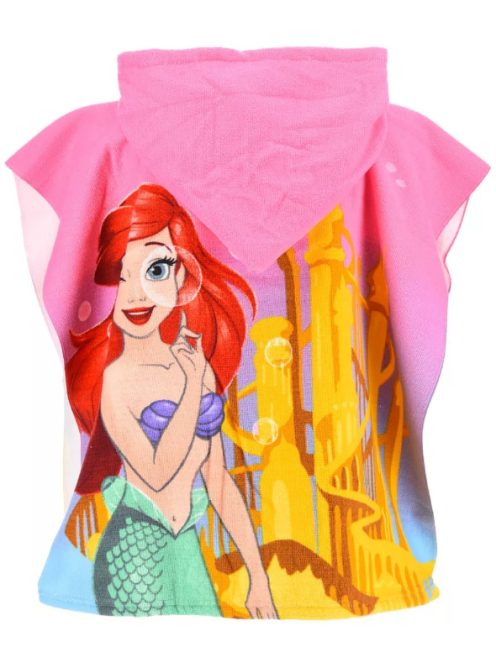 Disney Hercegnők Ariel strandtörölköző poncsó 55x110 cm (Fast Dry) Nr4