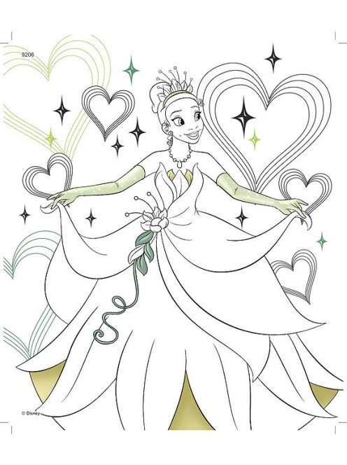 Disney Hercegnők Mandala színező - Kiddo foglalkoztató füzet Nr1