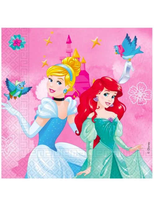 Disney Princess, Hercegnők Live Your Story szalvéta 20 DARABOS, 33x33 cm Nr2