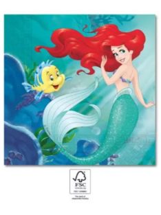   Disney Hercegnők, Ariel Curious szalvéta 20 DARABOS, 33x33 cm FSC Nr3