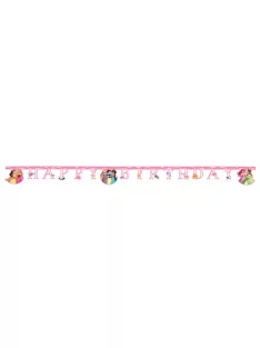   Disney Hercegnők Create Your World Happy Birthday felirat FSC 2 MÉTER Nr3