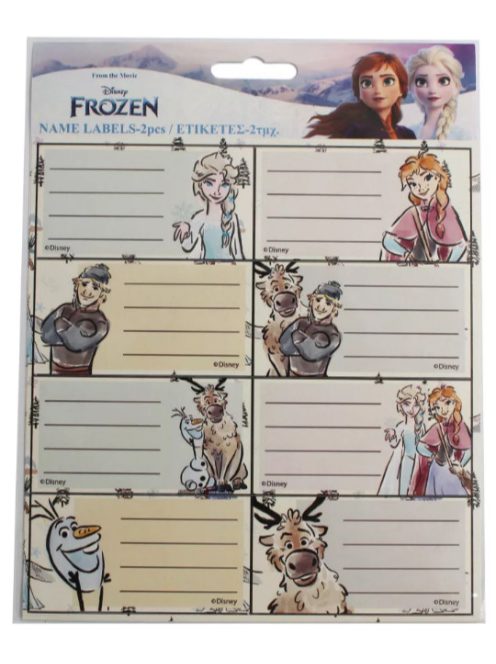 Disney Jégvarázs Adventure füzetcímke 16 darabos
