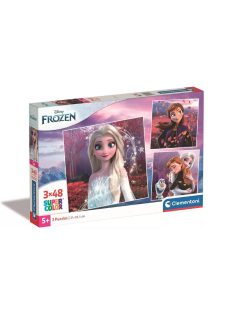 Disney Jégvarázs Bond 3x48 db-os puzzle Clementoni