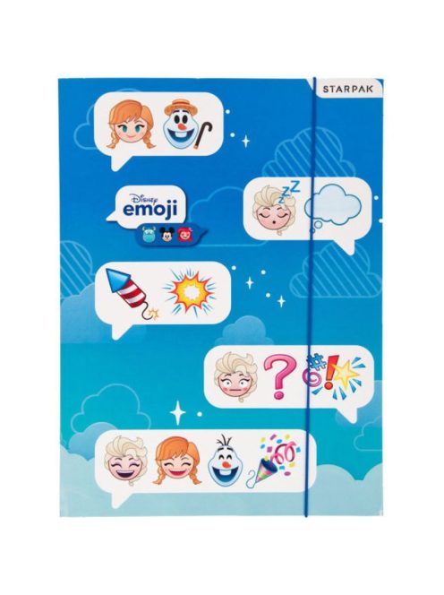 Disney Jégvarázs Emoji A/4 gumis mappa Nr1