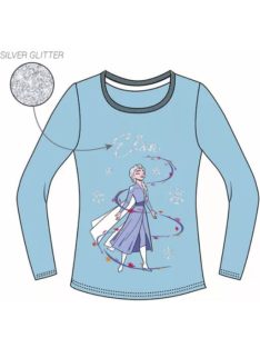   Disney Jégvarázs Sparkling Snow gyerek hosszú ujjú póló, felső 4 év, 5 év, 6 év, 8 év, 10 év Nr3
