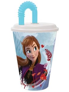 Disney Jégvarázs szívószálas pohár 430 ml