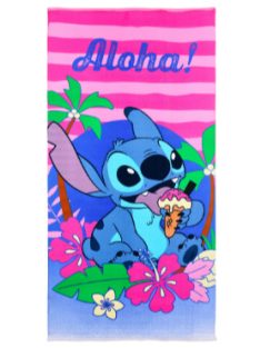   Disney Lilo és Stitch, A csillagkutya Aloha fürdőlepedő, strand törölköző 70x140 cm (Fast Dry) Nr11