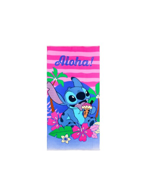 Disney Lilo és Stitch, A csillagkutya Aloha fürdőlepedő, strand törölköző 70x140 cm (Fast Dry) Nr11