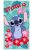 Disney Lilo és Stitch, A csillagkutya Bloom fürdőlepedő, strand törölköző 70x140 cm (Fast Dry) Nr17