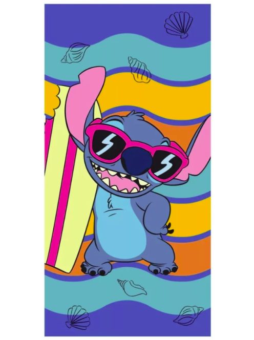 Disney Lilo és Stitch, A csillagkutya Waves fürdőlepedő, strand törölköző 70x140 cm (Fast Dry) Nr18